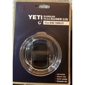 Yeti 10oz Wine Rambler Lid with Magslider Sealed NIP